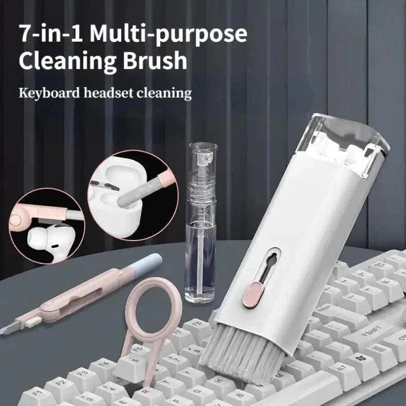 New Headset 7 In 1 Kit Scalable Keyboard Cleaner Brush Earphone Cleaning Pen Cleaner - Vibe Pk