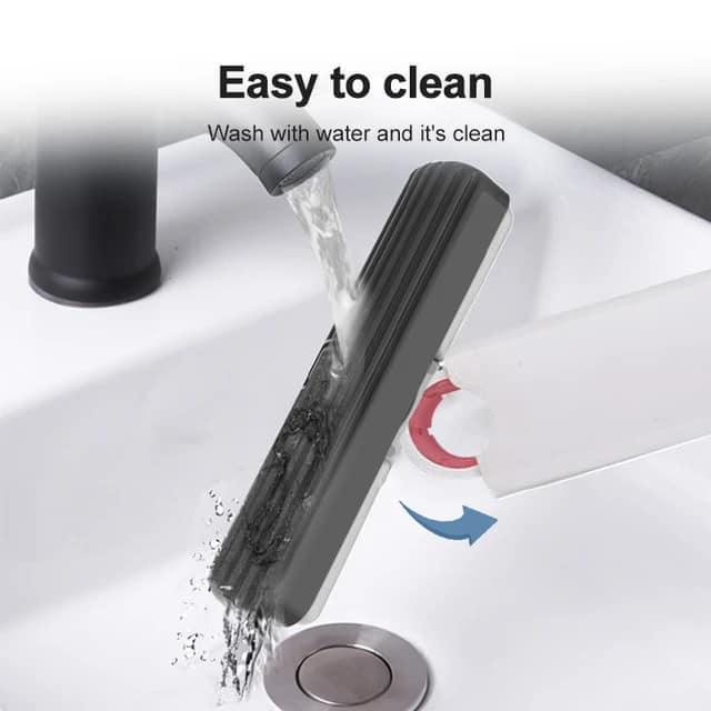 Portable Mini Squeeze Mop Absorbent Sponge Simple Desktop Cleaning Tools- - Vibe Pk