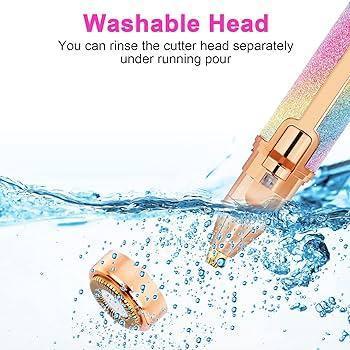 Portable 2 IN 1 Women Epilator Electric Painless Hair Remover Lady Shaver Eyebrow Shaper - Vibe Pk