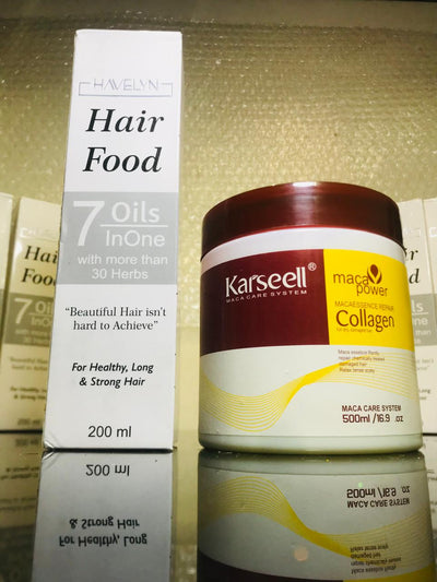 Buy 1 Get 1 Free / Buy Karseell Hair Mask Get Havelyn 7 in 1 Hair Food Oil Free - My Store