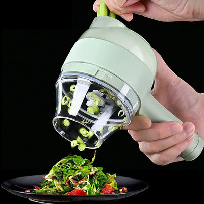 Handheld Electric Vegetable Cutter Set Wireless Food Chopper - Vibe Pk