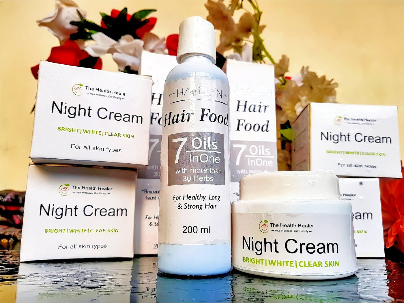 Buy Night Cream Get Free Havelyn 7 in 1 Hair Oil - My Store